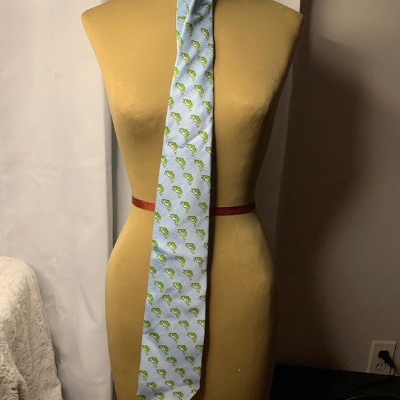 Southern Proper, Green Fish and Blue Tie, Vintage - Picture 1 of 4